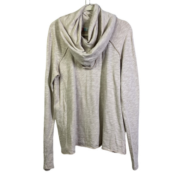 FREE‎ PEOPLE x Beach Cocoon Beige Cowl Neck Top - Picture 2 of 10